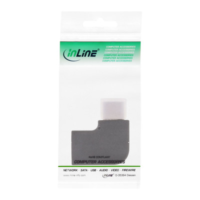 InLine® USB 3.2 Gen.2 Adapter, USB-C Stecker an C Buchse, gewinkelt (Produktbild 3)