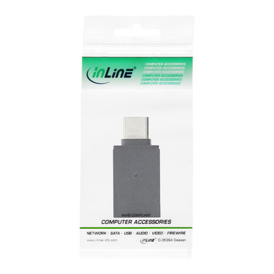 InLine® USB 3.2 Gen.2 Adapter, USB-C Stecker an USB A Buchse, OTG (Produktbild 3)