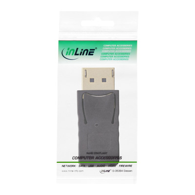 InLine® DisplayPort Adapter, DisplayPort Stecker auf mini DisplayPort Buchse, 4K (Produktbild 3)