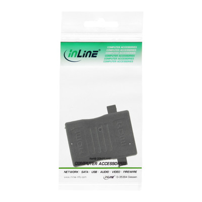 InLine® HDMI Adapter zum Einbau, HDMI A Buchse/Buchse, vergoldete Kontakte, 4K2K (Produktbild 3)