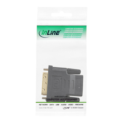 InLine® HDMI-DVI Adapter, HDMI Buchse auf DVI Stecker, 4K2K (Produktbild 3)