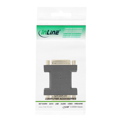 InLine® DVI-D Adapter, Digital 24+1 Buchse / Buchse (Kupplung) (Produktbild 2)