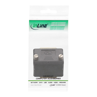 InLine® DVI-I Adapter, 90° gewinkelt, digital+analog 24+5 Stecker / Buchse (Produktbild 3)