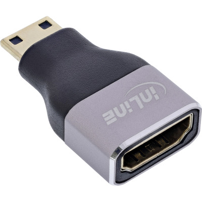InLine® HDMI Adapter, HDMI A Buchse / Mini HDMI C Stecker, 8K UHD (Produktbild 2)
