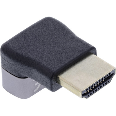 InLine® HDMI Adapter, HDMI A Stecker / Buchse, 90° unten, 8K UHD (Produktbild 3)