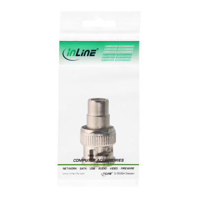 InLine® Video Adapter, 1x Cinch Buchse auf BNC Stecker (Produktbild 3)