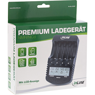 InLine® Ladegerät NiCd+NiMH AA und AAA (Produktbild 3)