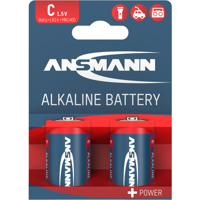 ANSMANN 1513-0000 Alkaline Batterie Baby C 7200mAh, 2er-Pack  (Produktbild 5)
