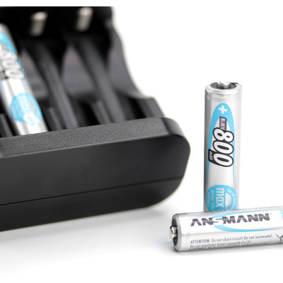 ANSMANN 5030982 NiMH-Akku Micro AAA, maxE, 800mAh, 2er-Pack  (Produktbild 5)