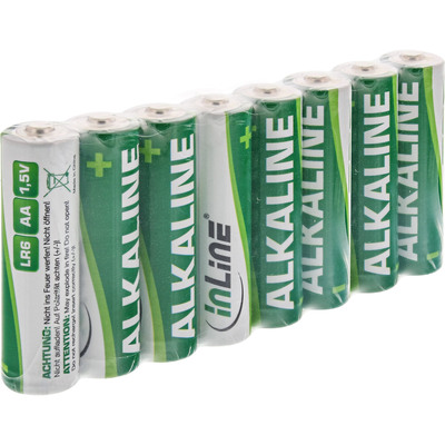 InLine® Alkaline High Energy Batterie, Mignon (AA), 100er Pack (Produktbild 3)