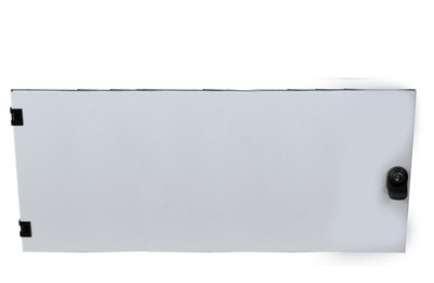 Fronttür für Wandverteiler 12HE, Stahl -- RAL7035, 102130GR.12S (Produktbild 1)