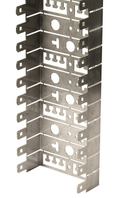 LSA-Montagewanne 50 Module, R=25 mm, T=50 mm, VPE 2 Stk., 46012.50 (Produktbild 1)