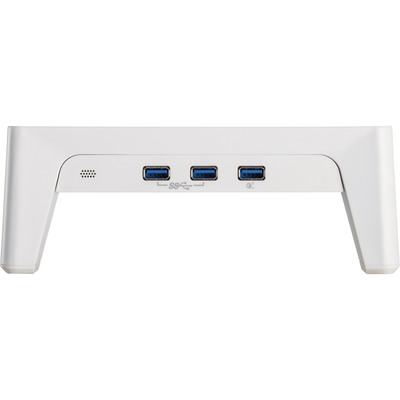 InLine® Monitor Podest+ mit 2x USB 3.2 Gen1 und QC3 Ladeports, 80mm, max. 15kg  (Produktbild 5)