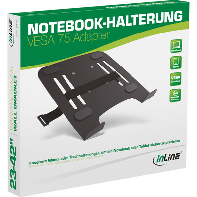 InLine® Notebook-Halterung mit VESA 75 Adapter (Produktbild 6)