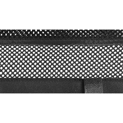 InLine® Ablagenetz mit Klettlaschen, für Untertisch-Montage, schwarz (Produktbild 6)