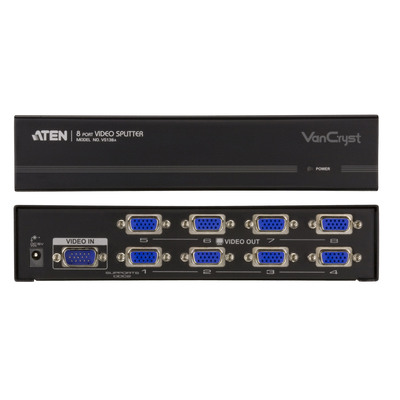 ATEN VS138A Video-Splitter S-VGA, 8-fach Monitor-Verteiler, 450MHz (Produktbild 2)
