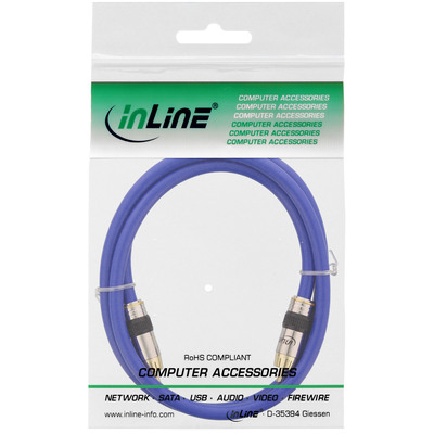 InLine® Cinch Kabel VIDEO & digital AUDIO, PREMIUM, 1x Cinch St / St, 15m (Produktbild 2)