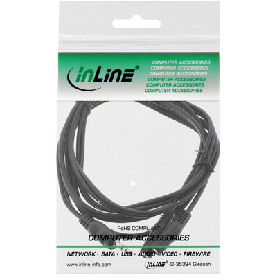 InLine® Klinken Y-Kabel, 3,5mm Klinke ST an 2x 3,5mm Klinke BU, Stereo, 0,2m (Produktbild 2)