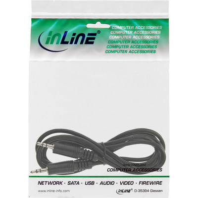InLine® Klinke Kabel, 3,5mm Stecker / Stecker, Stereo, 2,5m (Produktbild 2)