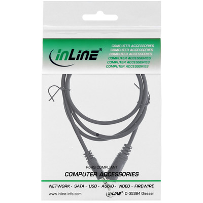 InLine® Klinke Verlängerung, 3,5mm Klinke Stecker / Buchse, Stereo, 3m (Produktbild 2)