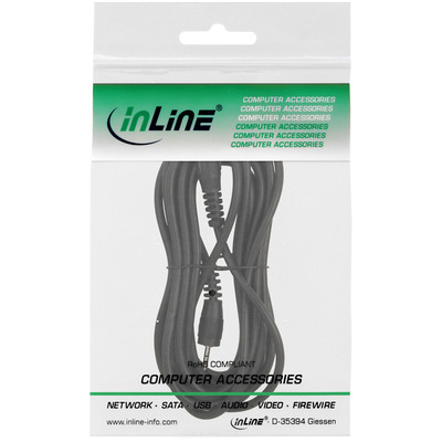 InLine® Klinke Kabel, 2,5mm Stecker / Stecker, Stereo, 3m (Produktbild 2)