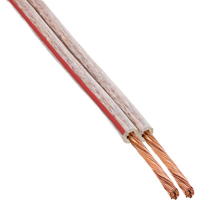 InLine® Lautsprecherkabel, 2x 0,75mm², CCA, transparent, 50m (Produktbild 2)
