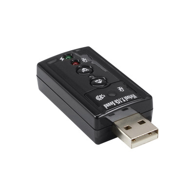 InLine USB Audio Soundkarte, mit virtuellem 7.1 Surround Sound (Produktbild 2)