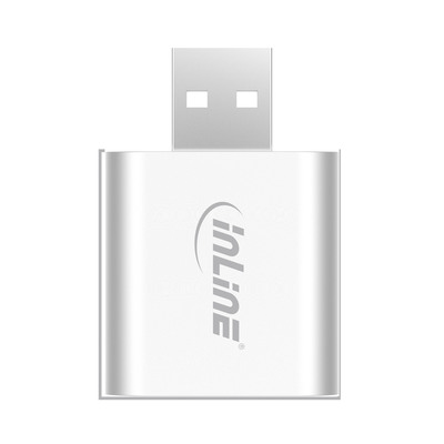 InLine® USB Audio Soundkarte, Aluminium Gehäuse  (Produktbild 5)