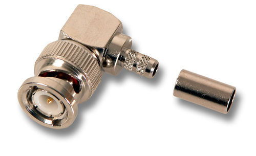BNC Crimpstecker abgewinkelt RG58 50 Ohm, 52506.1 (Produktbild 1)