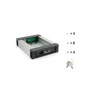 FANTEC BP-T3525, 3,5/2,5 SATA & SAS HDD/SSD Wechselrahmen (Produktbild 6)