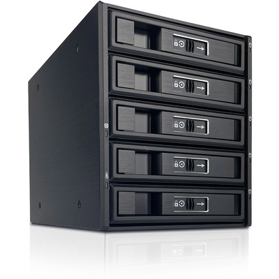 FANTEC BP-T3151-12G/6G SAS (12G) + SATA (6G) Backplane für 5x 3,5/2,5 SSD/HDD (Produktbild 2)