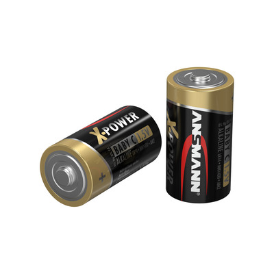 ANSMANN 5015623 Alkaline Batterie Baby C, X-Power, 7500mAh, 2er-Pack (Produktbild 3)
