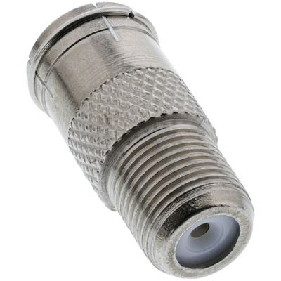 InLine® Adapter F-Quick-Stecker (SAT) auf F-Buchse (SAT) (Produktbild 2)