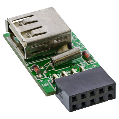 InLine® Card Reader, USB 2.0, intern, für MicroSD Karten (Produktbild 2)