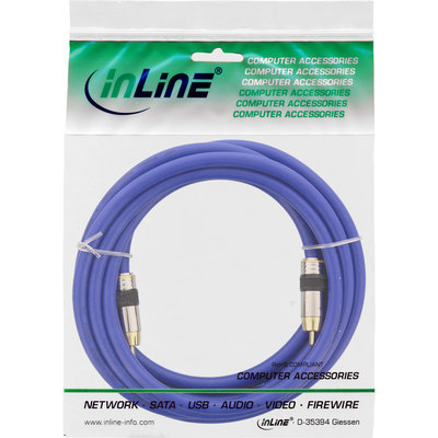 InLine Cinch Kabel VIDEO & digital AUDIO, PREMIUM, vergoldete Stecker, 1x Cinch Stecker / Stecker, 3m (Produktbild 11)