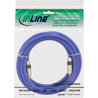 InLine® Cinch Kabel VIDEO & digital AUDIO, PREMIUM, vergoldete Stecker, 1x Cinch Stecker / Stecker, 3m (Produktbild 11)