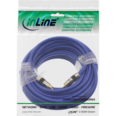 InLine® Cinch Kabel VIDEO & digital AUDIO, PREMIUM, vergoldete Stecker, 1x Cinch Stecker / Stecker, 25m (Produktbild 11)