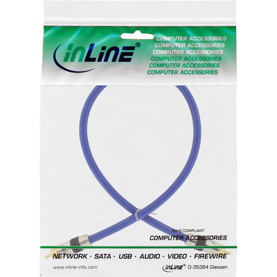 InLine® Cinch Kabel VIDEO & digital AUDIO, PREMIUM, vergoldete Stecker, 1x Cinch Stecker / Stecker, 0,5m (Produktbild 11)