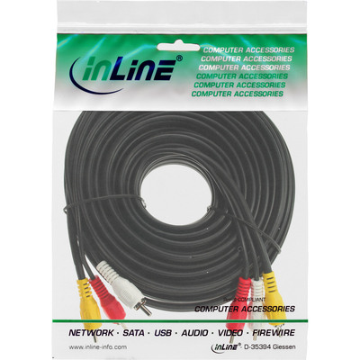 InLine® Cinch Kabel, Audio/Video 3x Cinch, Stecker / Stecker, 1,5m (Produktbild 11)