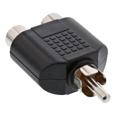 InLine® Audio Adapter, Cinch Stecker an 2x Cinch Buchse (Produktbild 2)