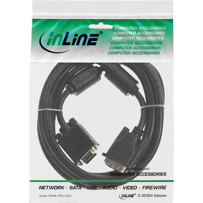 InLine DVI-A Kabel, analog 12+5 Stecker auf 15pol HD Stecker VGA, 3m (Produktbild 11)
