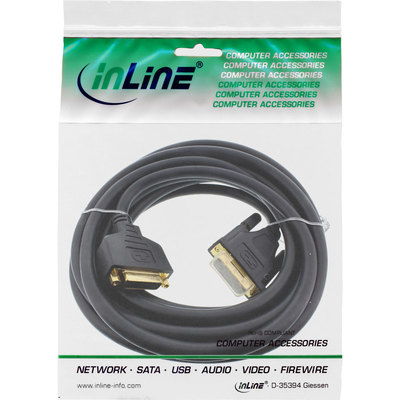 InLine DVI-D Verlngerung Premium, digital 24+1 Stecker / Buchse, Dual Link, 5m (Produktbild 11)