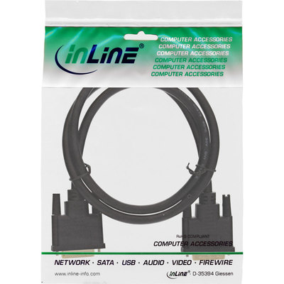 InLine DVI-D Anschlusskabel Premium, digital 24+1 Stecker / Stecker, Dual Link, 1m (Produktbild 11)
