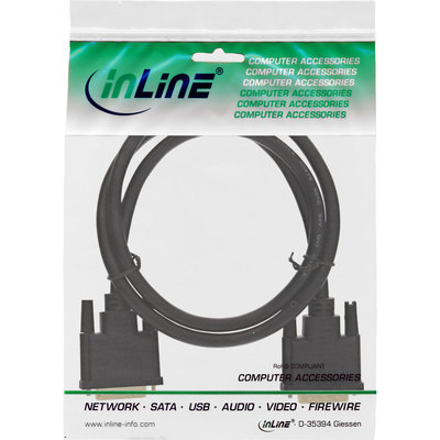 InLine® DVI-D Anschlusskabel Premium, digital 24+1 Stecker / Stecker, Dual Link, 1m (Produktbild 11)