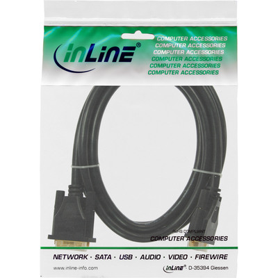 InLine® DVI-D Anschlusskabel Premium, digital 24+1 ST / ST, Dual Link, 20m (Produktbild 2)