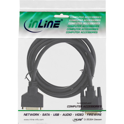InLine® DVI-D Verlängerung Premium, digital 24+1 Stecker / Buchse, Dual Link, 3m (Produktbild 2)