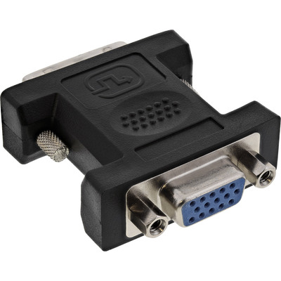 InLine DVI-A Adapter, Analog 12+5 Stecker auf 15pol HD Buchse (VGA) (Produktbild 2)
