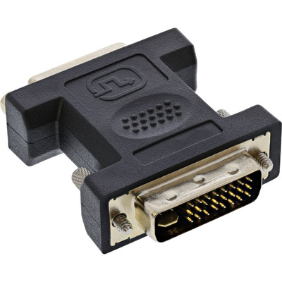 InLine DVI-D Adapter, Digital 24+5 Buchse an DVI-D 24+5 Stecker, verg. Kontakte (Produktbild 2)