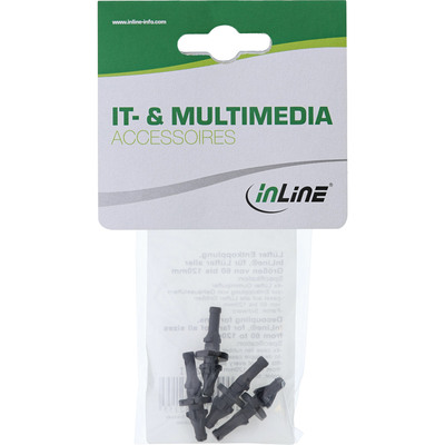 InLine® Lüfter Entkopplung, 4er Pack für Lüfter aller Größen von 60 bis 120mm (Produktbild 11)
