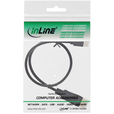 InLine® Mini DisplayPort zu DisplayPort Kabel, schwarz, 1m (Produktbild 2)